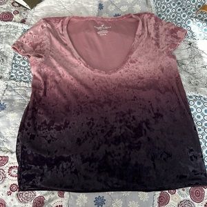 American Eagle outfitters crushed velvet top